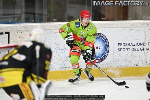 2022-09-24 Valpellice Bulldogs-Hockey Fiemme 02450 Cristian Long